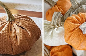 How to Make Fabric Pumpkins with Real Stems