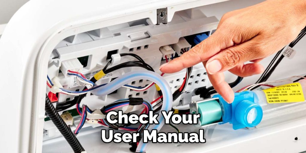 Check Your User Manual 