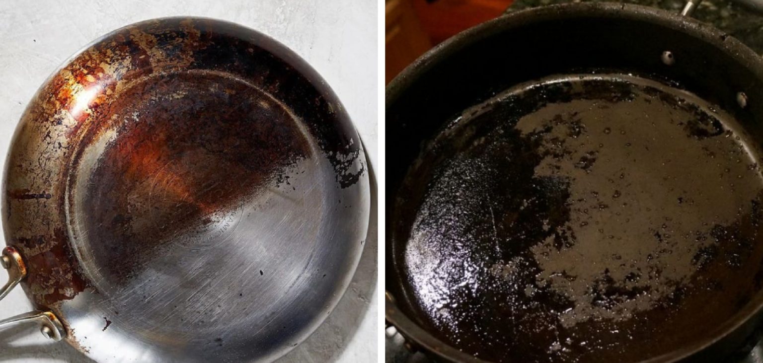 How To Get Burnt Sugar Off A Pan 