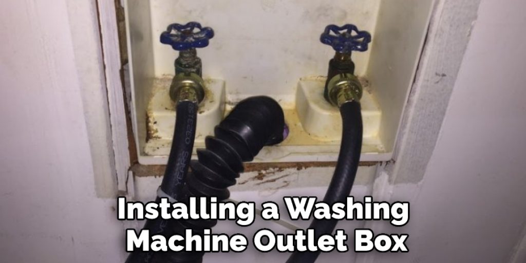 Installing a Washing Machine Outlet Box