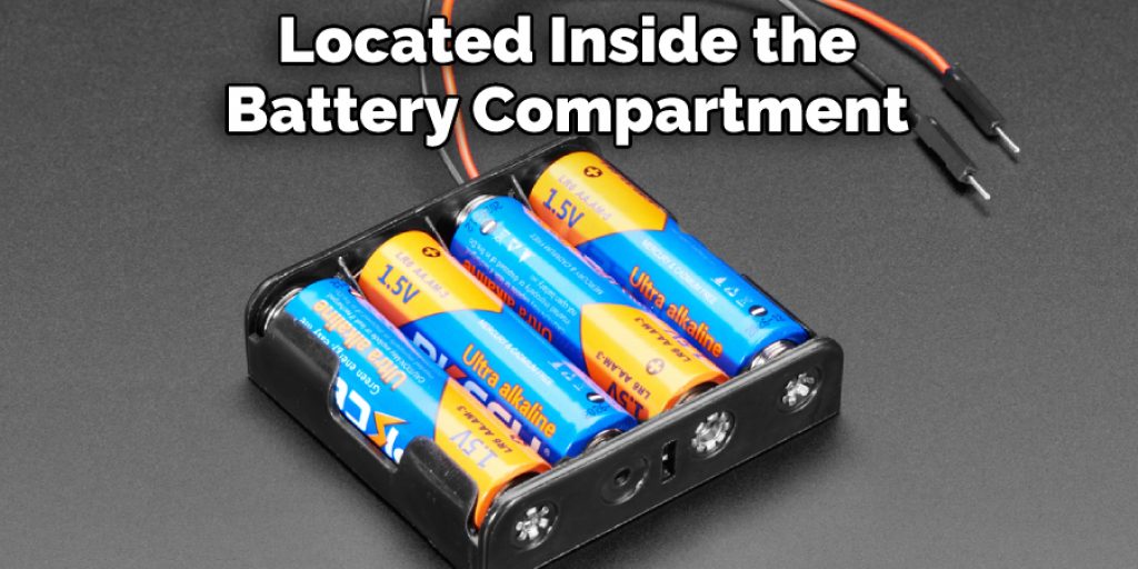  Located Inside the Battery Compartment