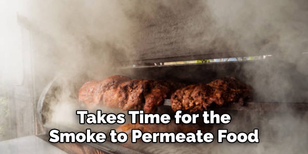  Takes Time for the Smoke to Permeate Food