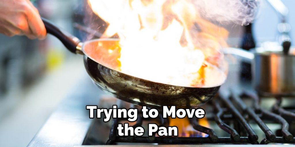 Trying to move the pan