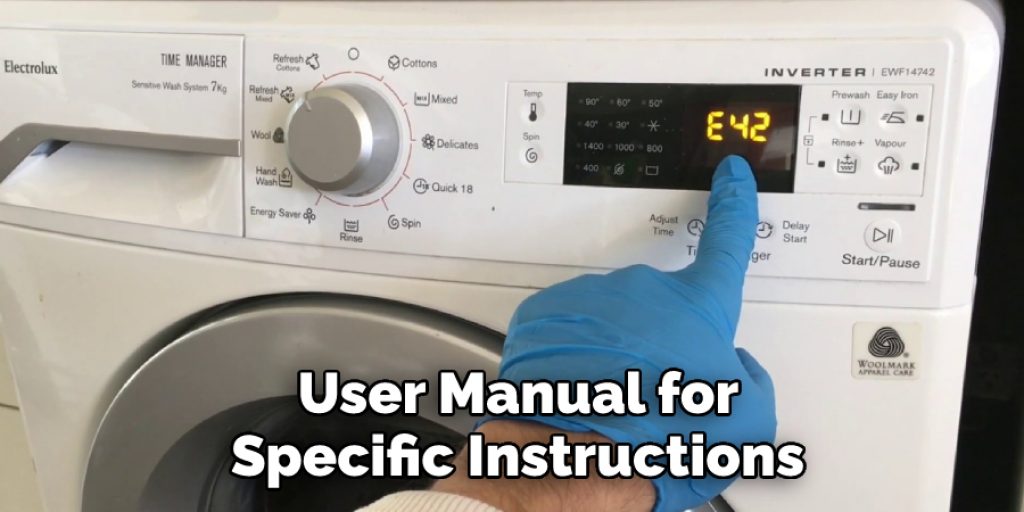  User Manual for Specific Instructions