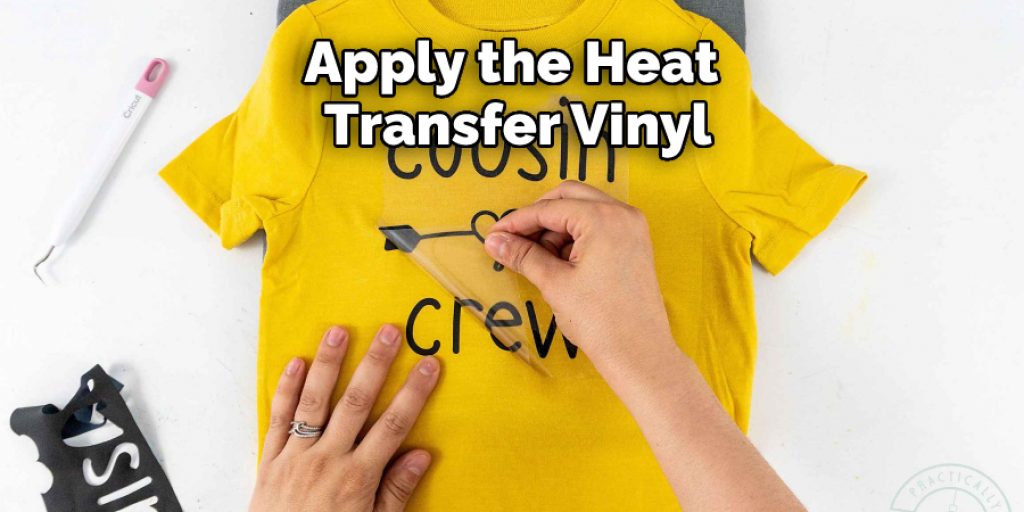 Apply the Heat Transfer Vinyl