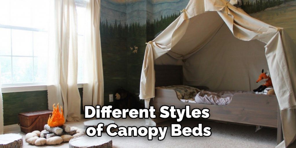 Different Styles 
of Canopy Beds