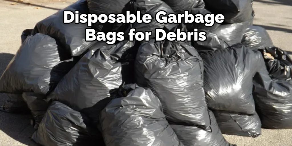 Disposable Garbage Bags for Debris