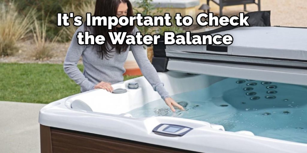 It's Important to Check the Water Balance