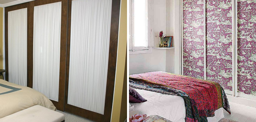 How to Cover up Mirrored Closet Doors
