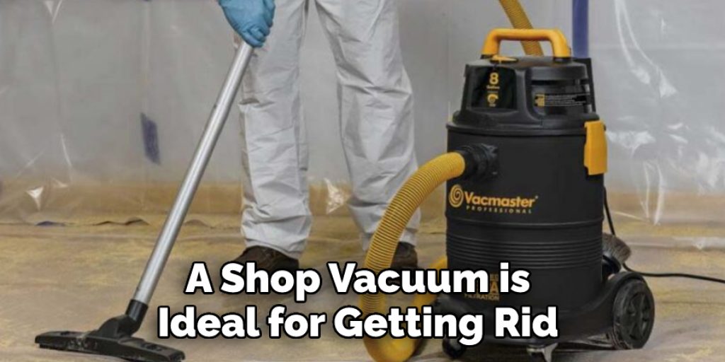 A Shop Vacuum is Ideal for Getting Rid 