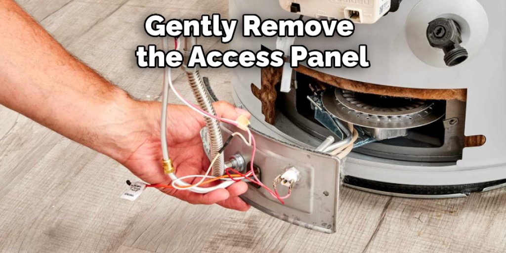 Gently Remove the Access Panel