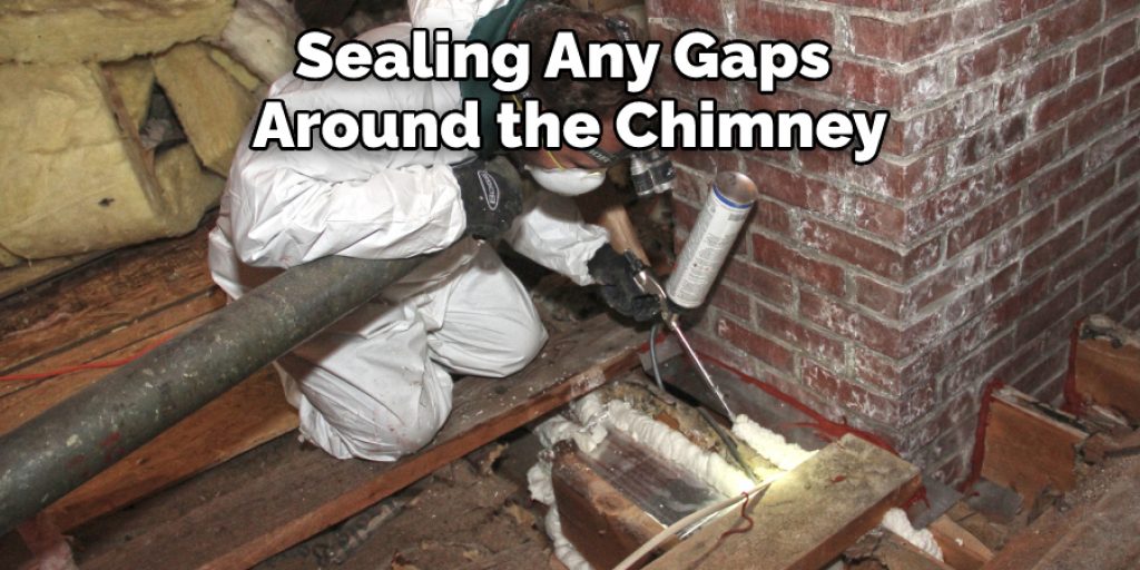 Sealing Any Gaps Around the Chimney