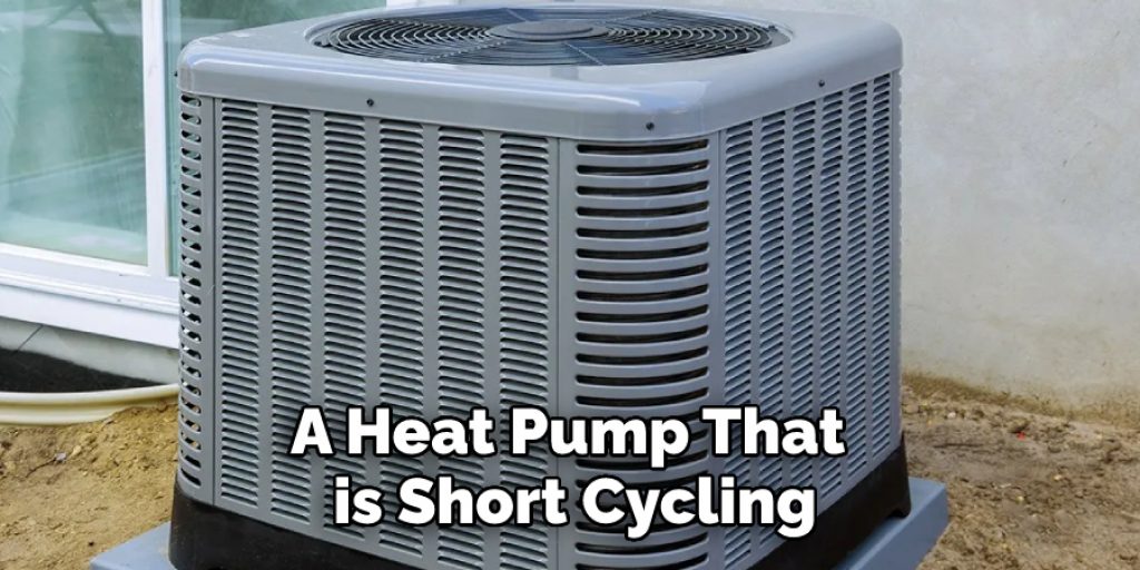 A Heat Pump That is Short Cycling