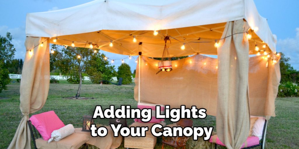 Adding Lights to Your Canopy