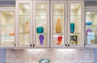 How to Cover Glass Cabinet Doors