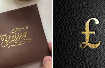 How to Emboss Leather with Gold