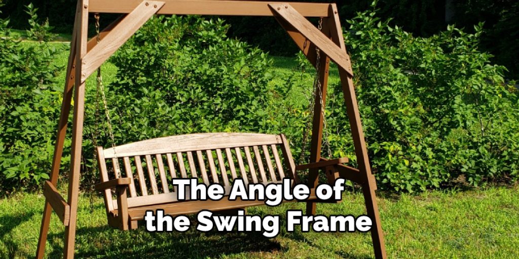 The Angle of the Swing Frame