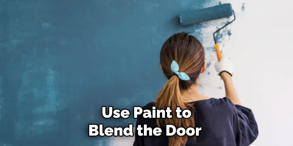 Use Paint to Blend the Door 