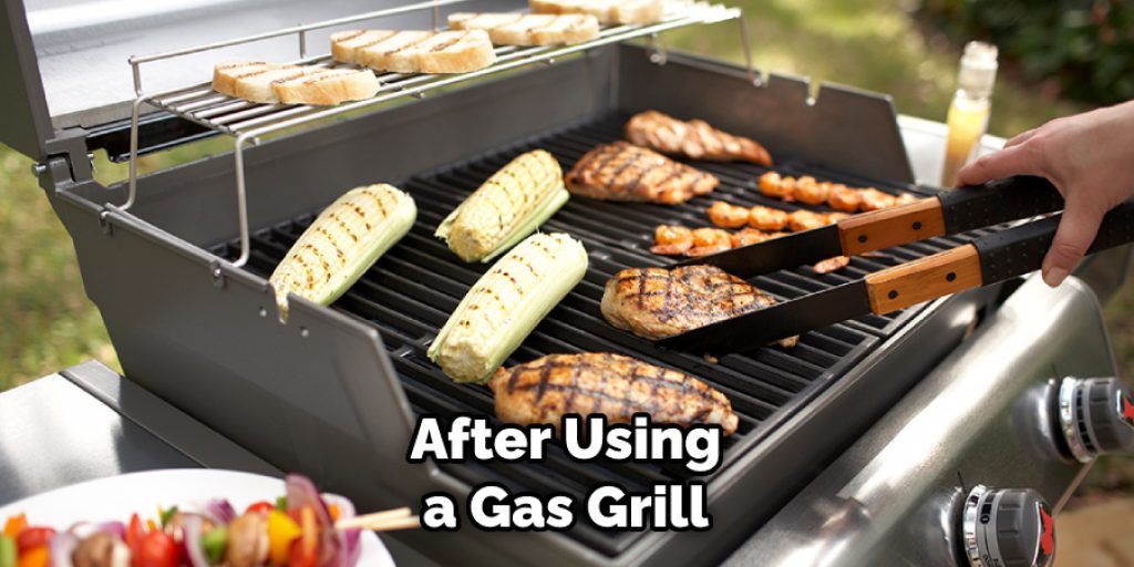 After Using a Gas Grill