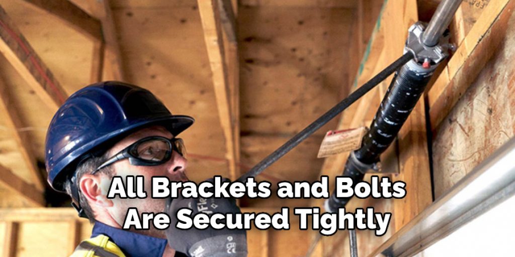 All Brackets and Bolts
Are Secured Tightly