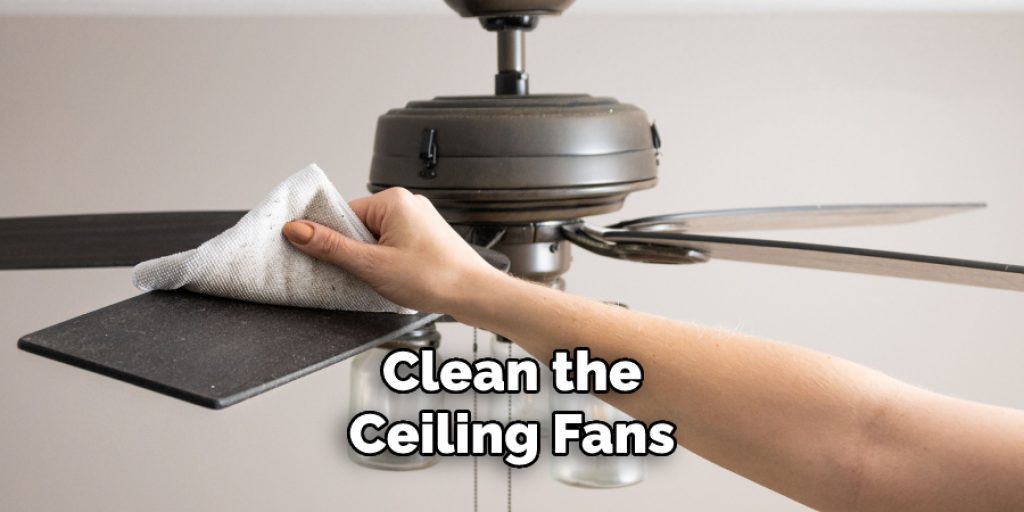 Clean the Ceiling Fans