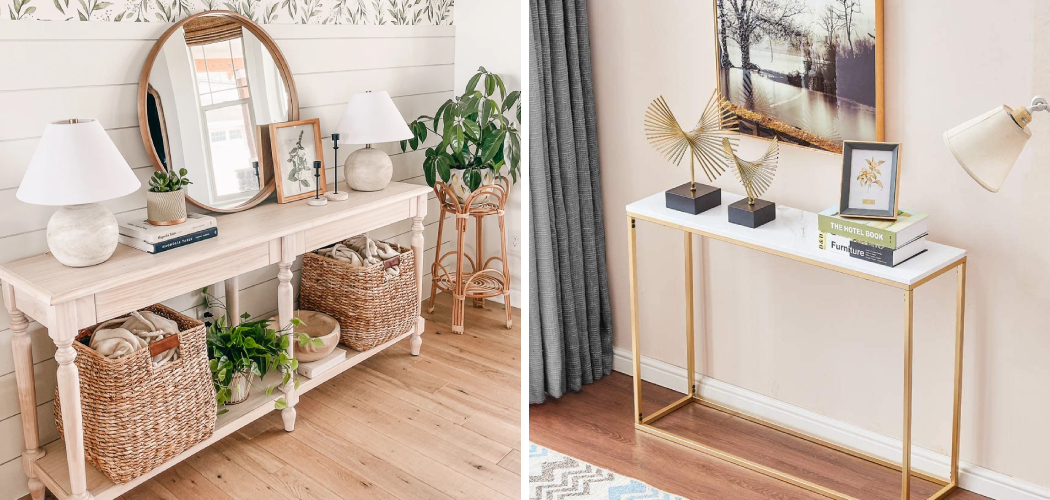 How to Decorate Console Table