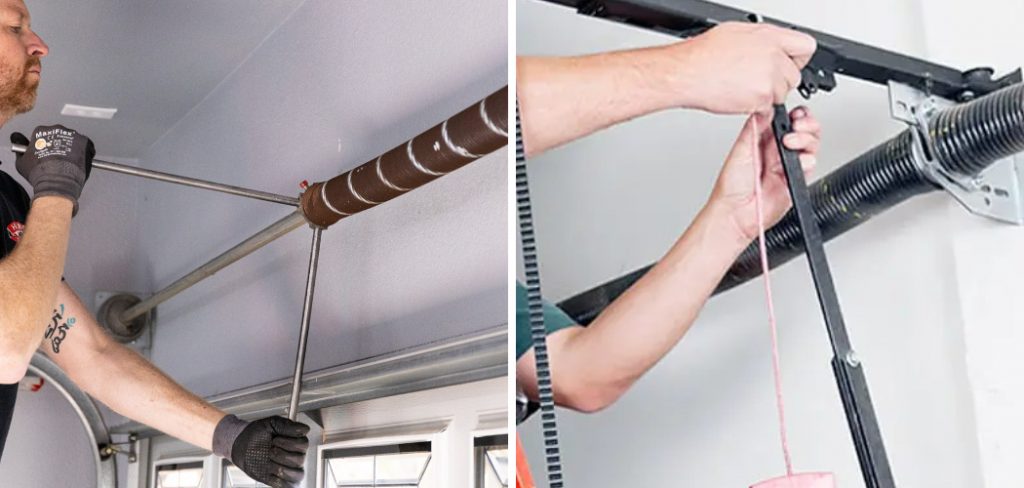 How To Install Single Torsion Spring On Garage Door 10 Easy Steps