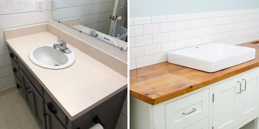 How to Redo Bathroom Countertops Without Replacing