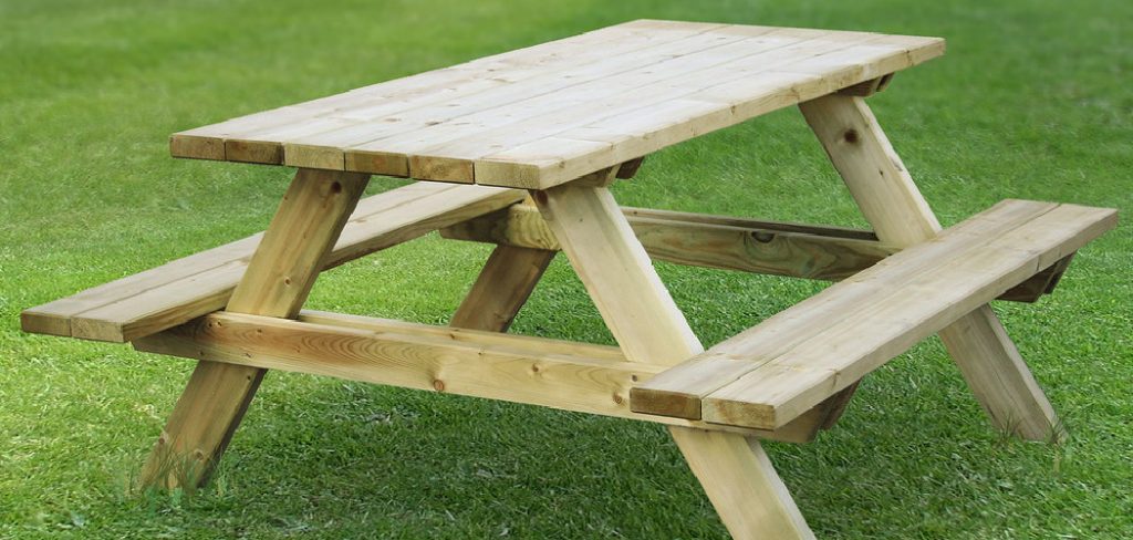 How to Stain a Picnic Table
