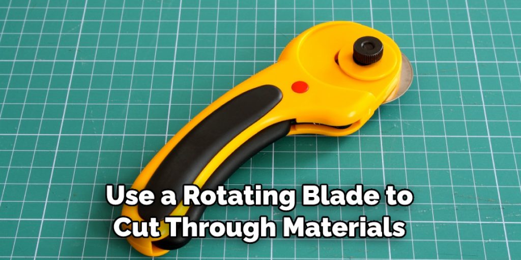 Use a Rotating Blade to Cut Through Materials