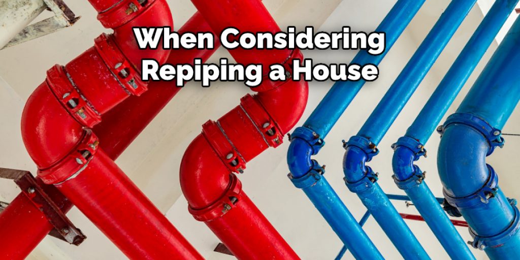 When Considering Repiping a House