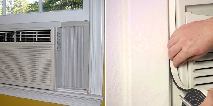 How to Fill Gap in Window Air Conditioner