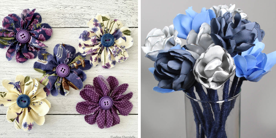 How to Make Flowers with Fabric