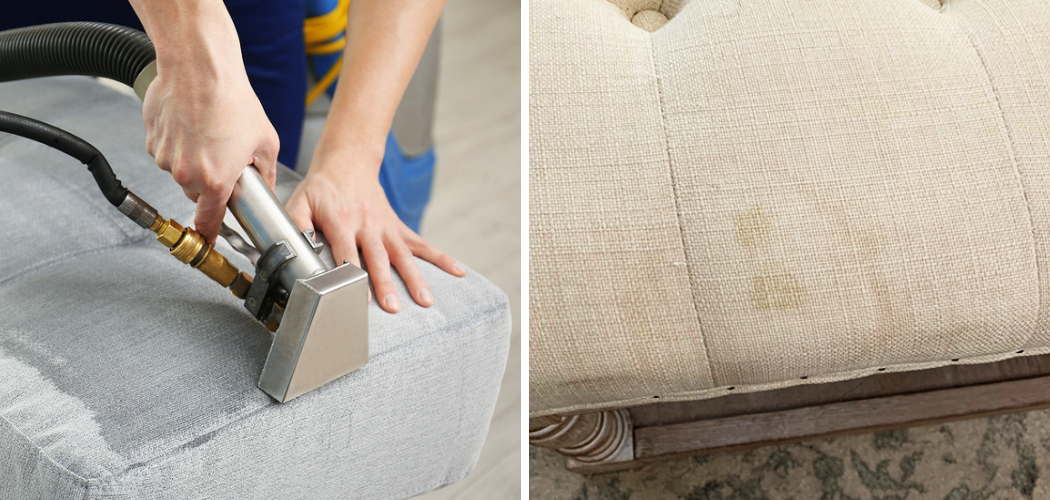 How to Remove Water Stains From Fabric Sofa