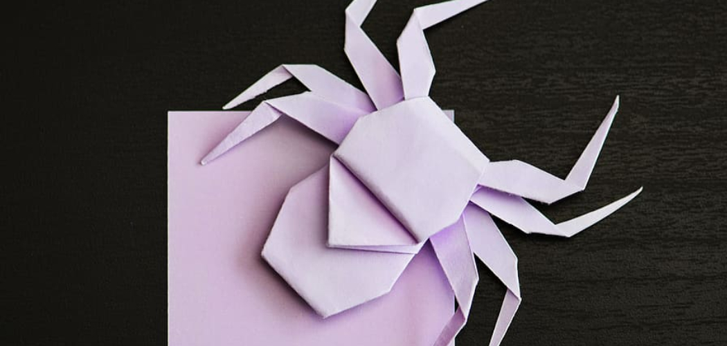 How to Make an Origami Spider