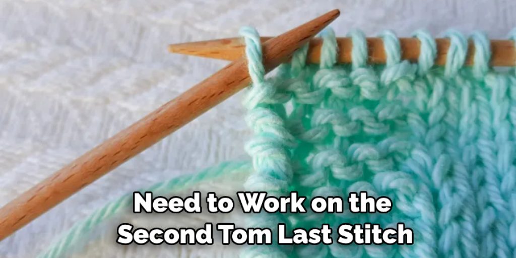 Need to Work on the Second Tom Last Stitch