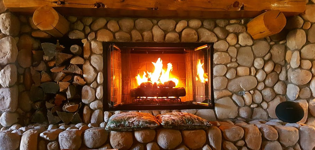 How to Cover Stone Fireplace