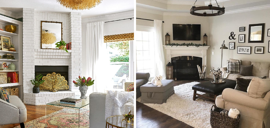 How to Decorate a Living Room With a Corner Fireplace