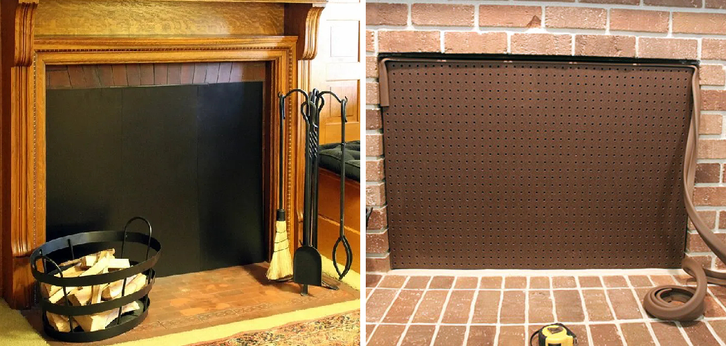 How to Make a Fireplace Draft Cover