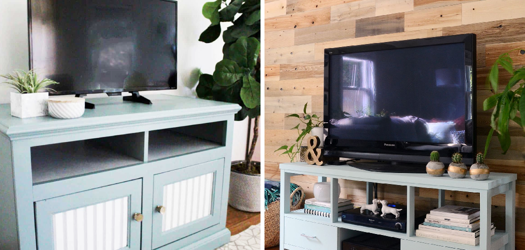 How to Paint TV Stand