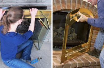 How to Remove Glass Fireplace Doors