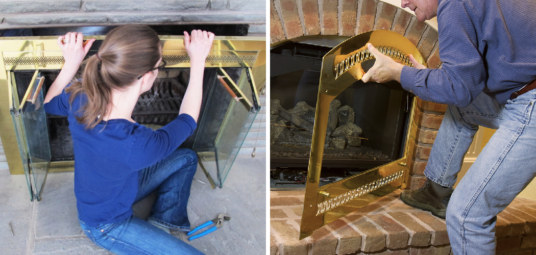 How to Remove Glass Fireplace Doors