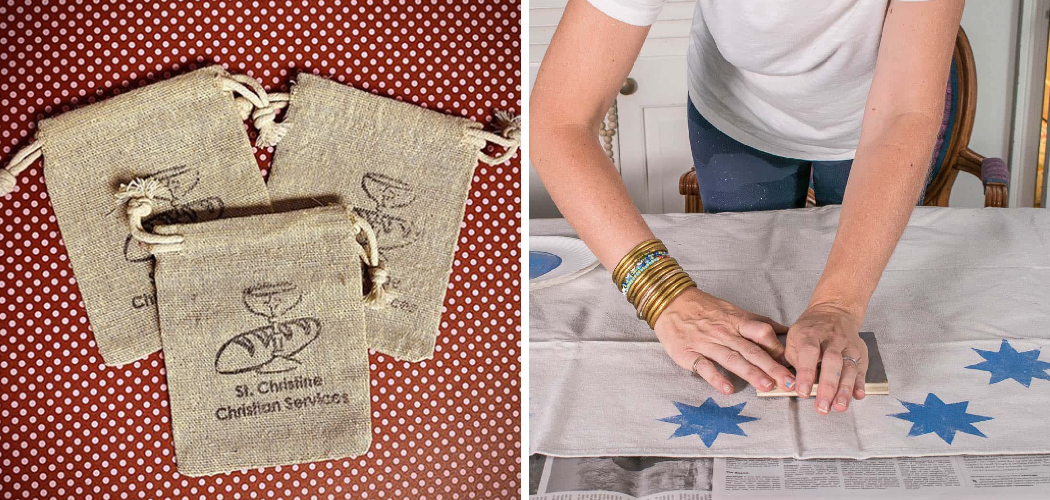 How to Stamp on Fabric