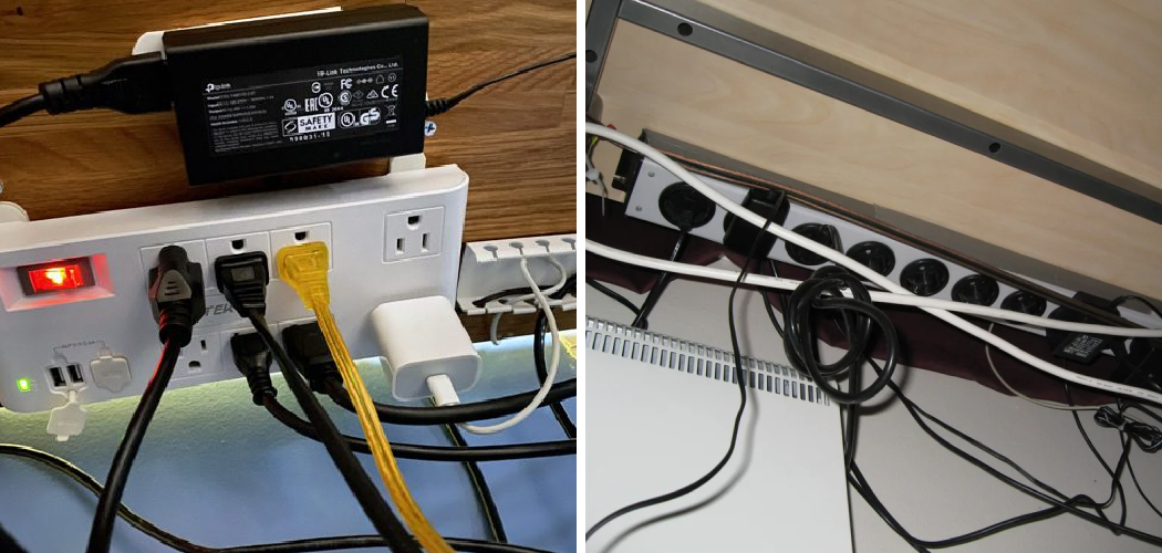 How to Attach Power Strip to Desk