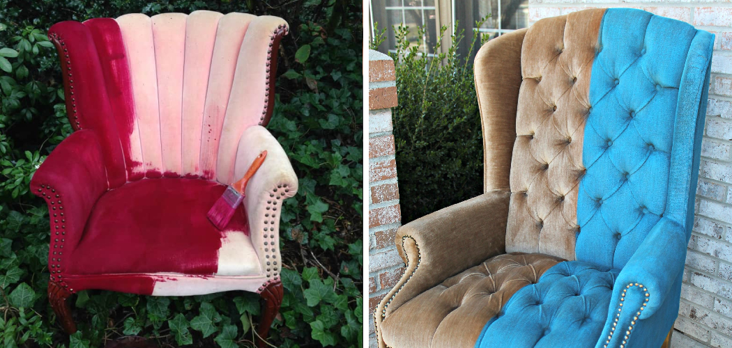 How to Dye Chair Fabric