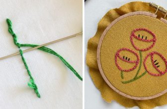 How to End an Embroidery Stitch