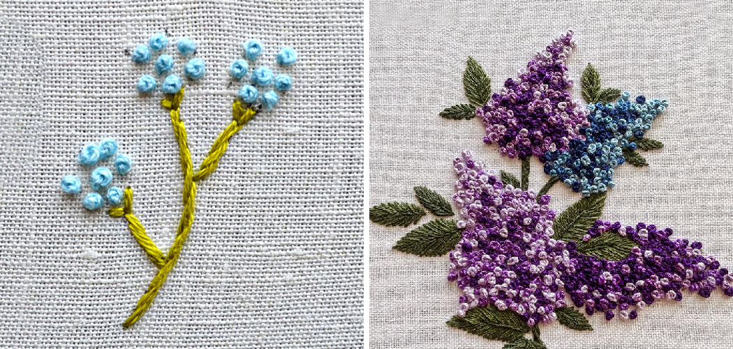 How to French Knot Embroidery