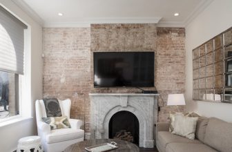 How to Hide TV Wires Over Fireplace