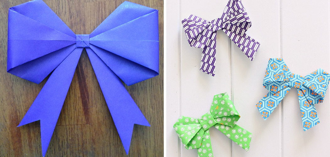 How to Make an Origami Bow