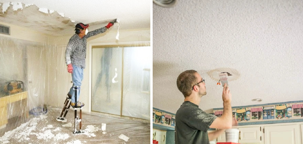 How to Repair a Textured Ceiling